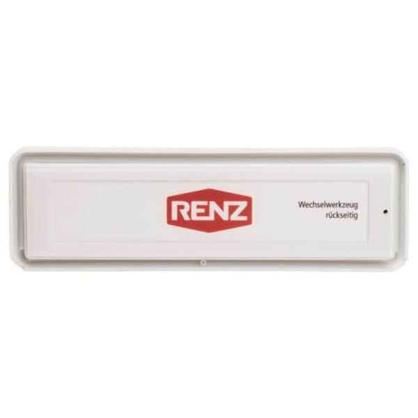 97-9-85356 RENZ RSA2 Kunststoff Namensschild mit Montagegehäuse